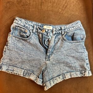 Acid Wash Blue Jean shorts